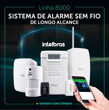 Central de alarme monitorado 24h com sensores de presença